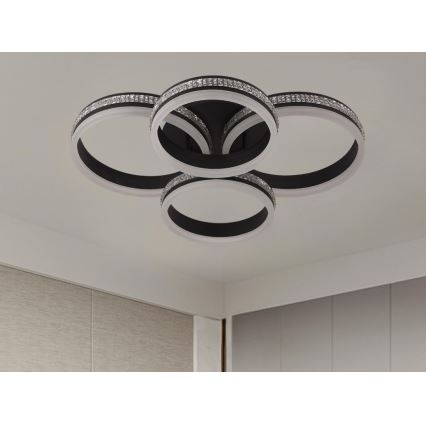 Lustre de tecto LED dimerizável aplicado 150W/230V 3000-6500K + controlo remoto