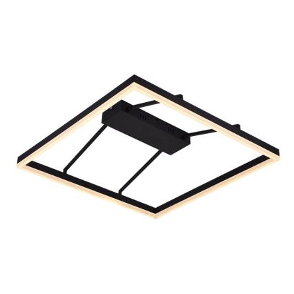 Lustre de tecto LED dimerizável de montagem à superfície, 55W/230V, 3000-6500K, com comando remoto