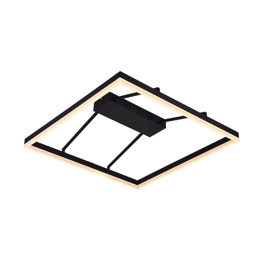 Lustre de tecto LED dimerizável de montagem à superfície, 55W/230V, 3000-6500K, com comando remoto