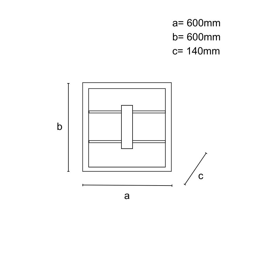 Lustre de tecto LED dimerizável de montagem à superfície, 55W/230V, 3000-6500K, com comando remoto
