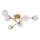 Lustre de tecto sobreposto DORADO 6xG9/28W/230V dourado