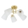 Lustre de tecto sobreposto PAFOS 5xE27/15W/230V dourado