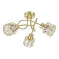 Lustre de tecto ZAHARA 3xE27/10W/230V dourado