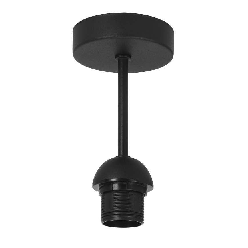 Lustre de teto de montagem à superfície SARTA 1xE27/60W/230V Ø 45 cm preto/juta
