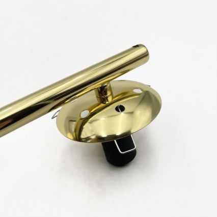 Lustre de teto de montagem em superfície AURIS 5xE14/15W/230V dourado/preto fumê/bege