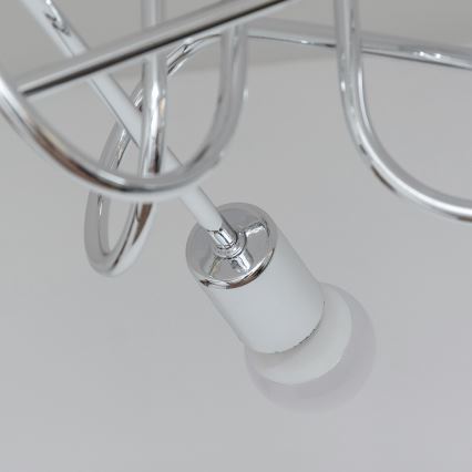 Lustre de teto de sobrepor OXFORD 3xE27/15W/230V cromado brilhante