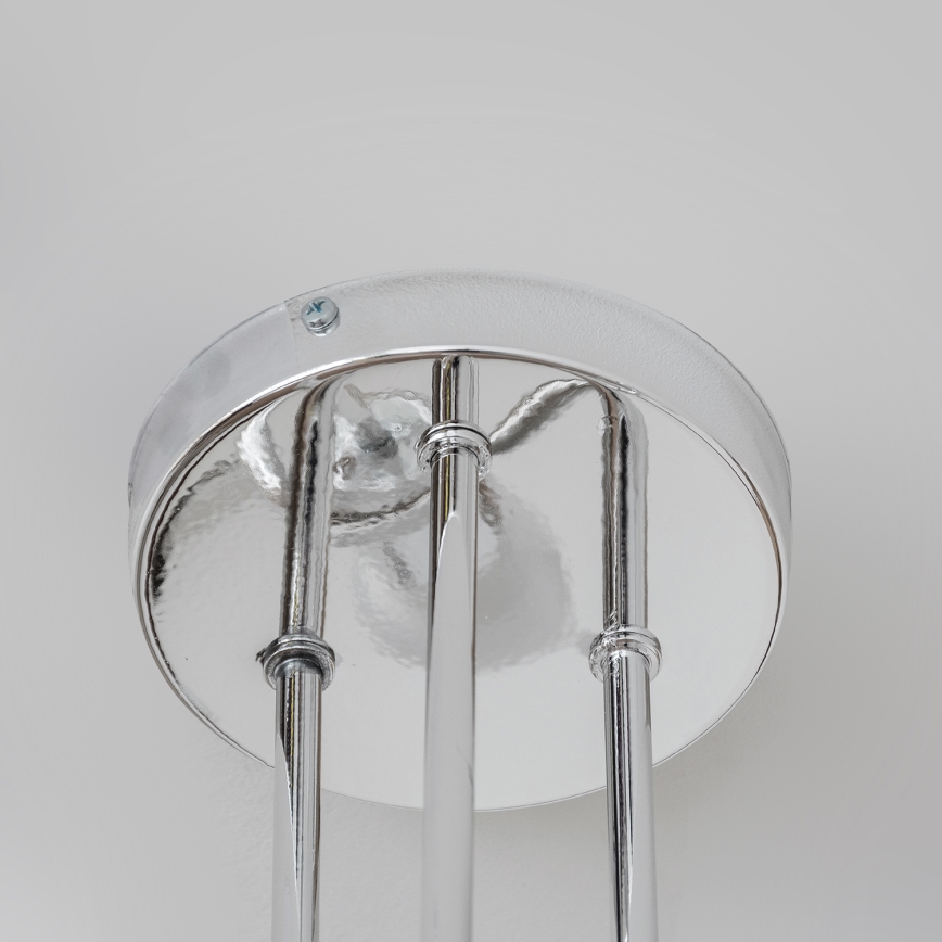 Lustre de teto de sobrepor OXFORD 3xE27/15W/230V cromado brilhante