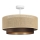Lustre de teto de sobrepor SARTA 1xE27/60W/230V diâmetro 45 cm castanho/juta
