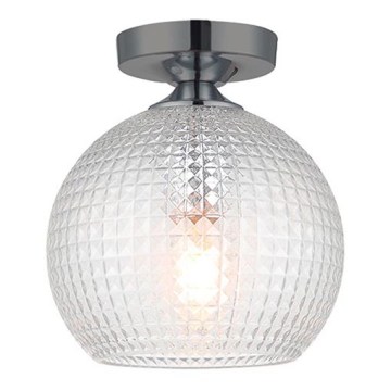 Lustre de teto fixo TALISA 1xE27/40W/230V preto cromado
