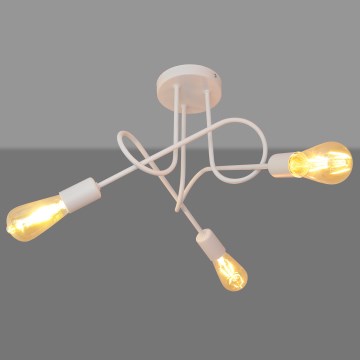 Lustre de teto infantil OXFORD 3xE27/15W/230V branco