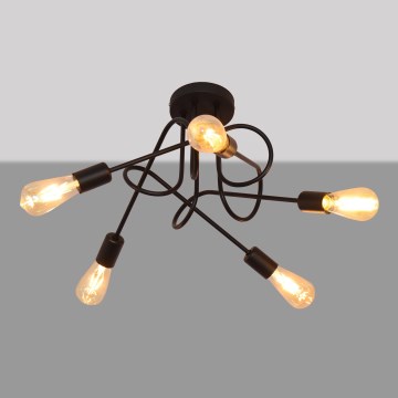 Lustre de teto infantil OXFORD 5xE27/15W/230V