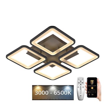 Lustre de teto LED dimmerizável LED/85W/230V 3000-6500K + controlo remoto