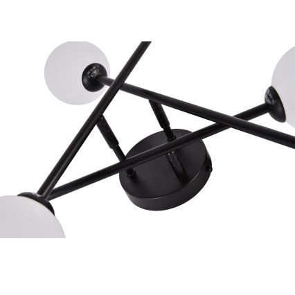 Lustre de teto sobreposto DORADO 6xG9/28W/230V preto