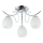 Lustre de teto sobreposto ELLA 3xE27/15W/230V, acabamento cromado brilhante