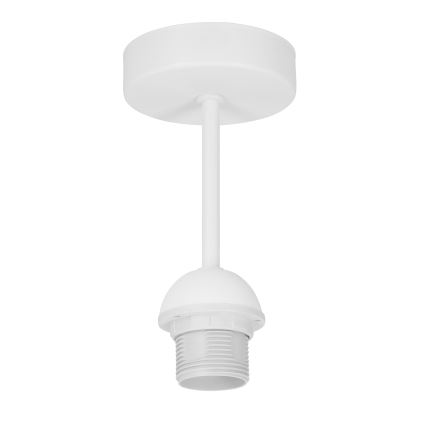 Lustre de teto sobreposto NATIA 1xE27/60W/230V branco/marrom