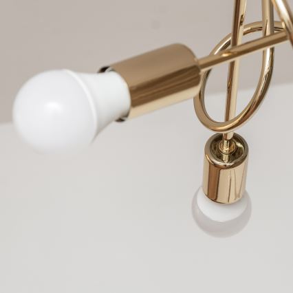 Lustre de teto sobreposto OXFORD 3xE27/15W/230V dourado