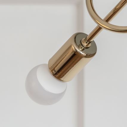 Lustre de teto sobreposto OXFORD 3xE27/15W/230V dourado