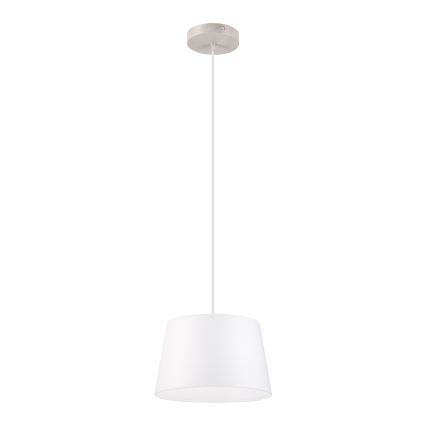 Lustre em cabo AIDA 1xE27/60W/230V Ø 25 cm carvalho/branco