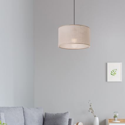 Candeeiro de teto suspenso ANTONIO 1xE27/60W/230V carvalho