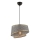 Lustre em cabo BARETTE 1xE27/60W/230V cinzento/dourado