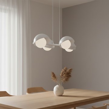 Lustre em cabo BOOM 4xG9/8W/230V branco