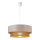 Lustre em cabo BORHO 1xE27/60W/230V Ø 40 cm branco/juta