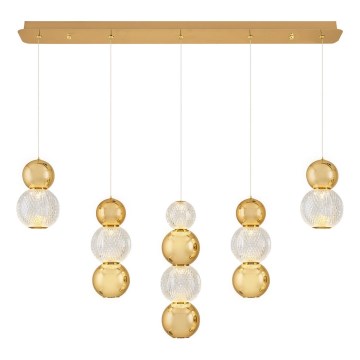 Lustre em cabo CREMONA LED/27W/230V 3000K dourado