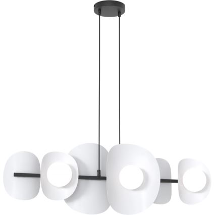 Lustre em cabo ELEMENTI 6xG9/8W/230V cinzento