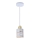 Lustre em cabo ELEN 1xE27/35W/230V branco/dourado