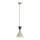 Lustre em cabo ENTORI 1xE27/15W/230V bege/verde