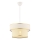 Lustre em cabo ERO 1xE27/60W/230V creme/dourado