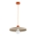 Lustre em cabo ETERI 1xE27/15W/230V bege/cobre