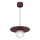 Lustre em cabo FLAT 1xE27/15W/230V bordô