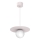 Lustre em cabo FLAT 1xE27/15W/230V creme