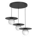 Lustre em cabo FLAT 3xE27/15W/230V preto