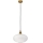 Lustre em cabo HECTOR 1xE27/15W/230V branco/latão Ø 30 cm