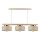 Lustre em cabo IGNIA 3xE27/60W/230V bege/dourado