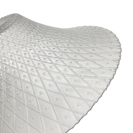 Lustre em cabo JULL 1xE27/15W/230V cromado brilhante/transparente