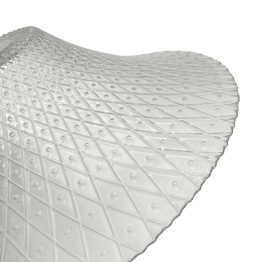 Lustre em cabo JULL 1xE27/15W/230V cromado brilhante/transparente