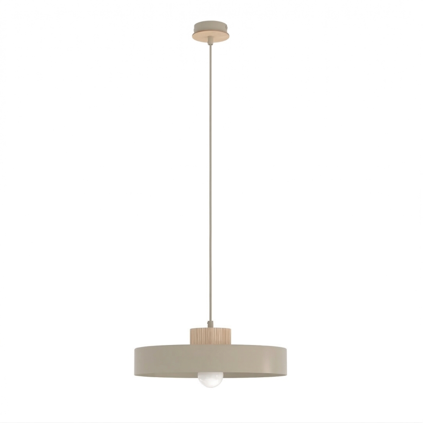Lustre em cabo KIVI 1xE27/15W/230V bege