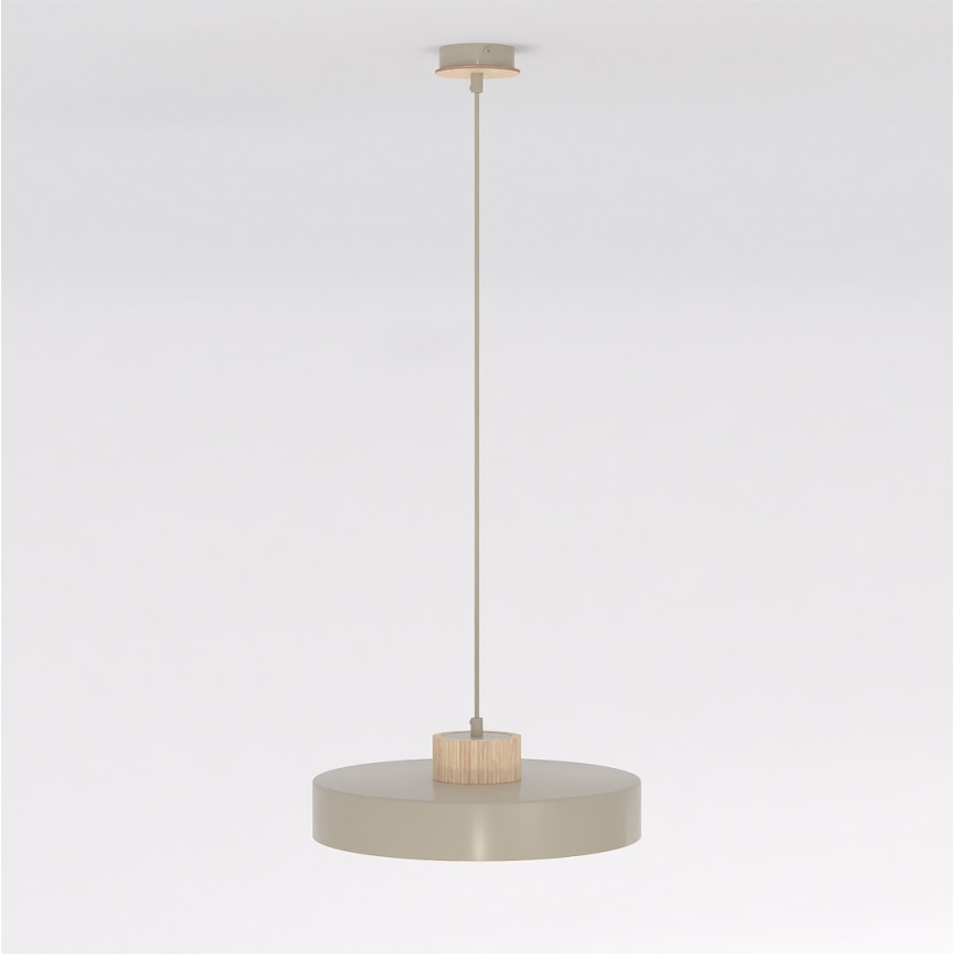 Lustre em cabo KIVI 1xE27/15W/230V bege