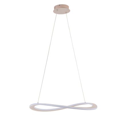 Lustre em cabo LED CASHMERE LED/40W/230V, Ø 59,5 cm, bege