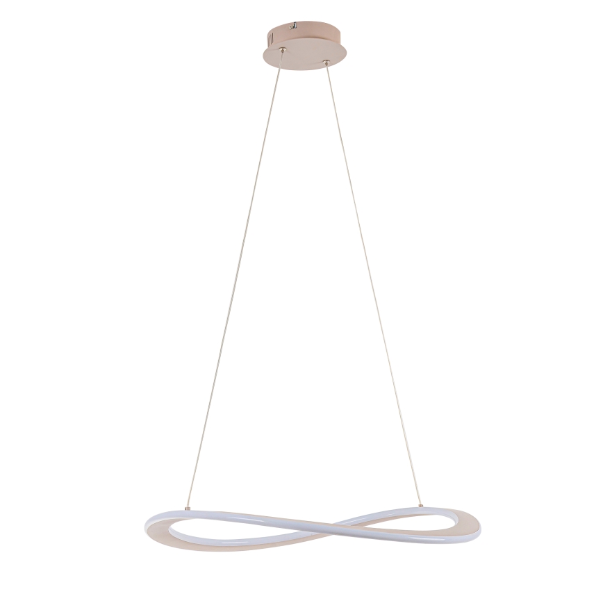 Lustre em cabo LED CASHMERE LED/40W/230V, Ø 59,5 cm, bege