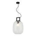 Lustre em cabo LUCY 1xE27/40W/230V preto