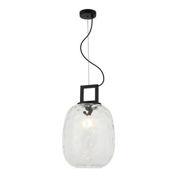 Lustre em cabo LUCY 1xE27/40W/230V preto