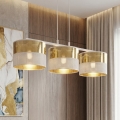 Lustre em cabo LUX 3xE27/15W/230V branco/dourado