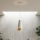 Lustre em cabo MODA 1xE27/15W/230V branco/dourado