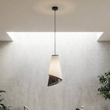 Lustre em cabo MODA 1xE27/15W/230V cinzento/preto