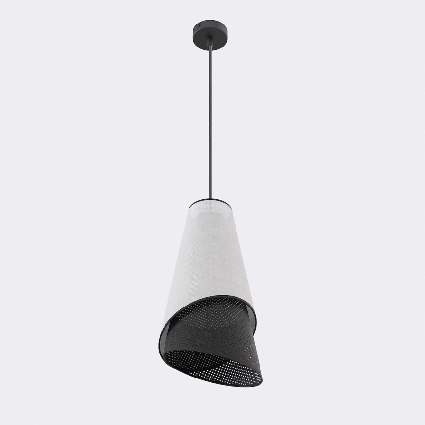 Lustre em cabo MODA 1xE27/15W/230V cinzento/preto