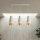 Lustre em cabo MODA 3xE27/15W/230V branco/dourado